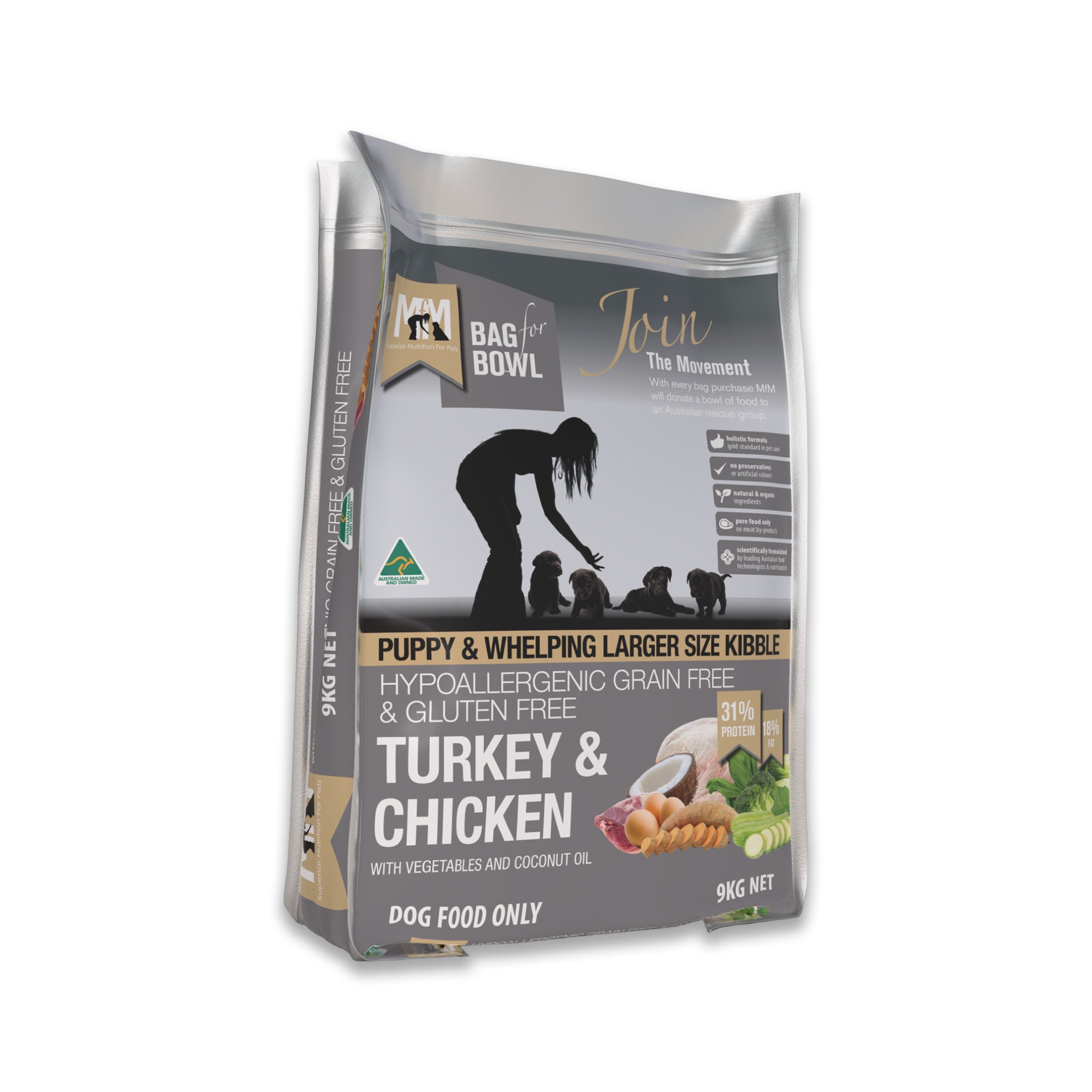 Meals for Mutts MFM Puppy Large Breed Turkey and Chicken (Grain Free)