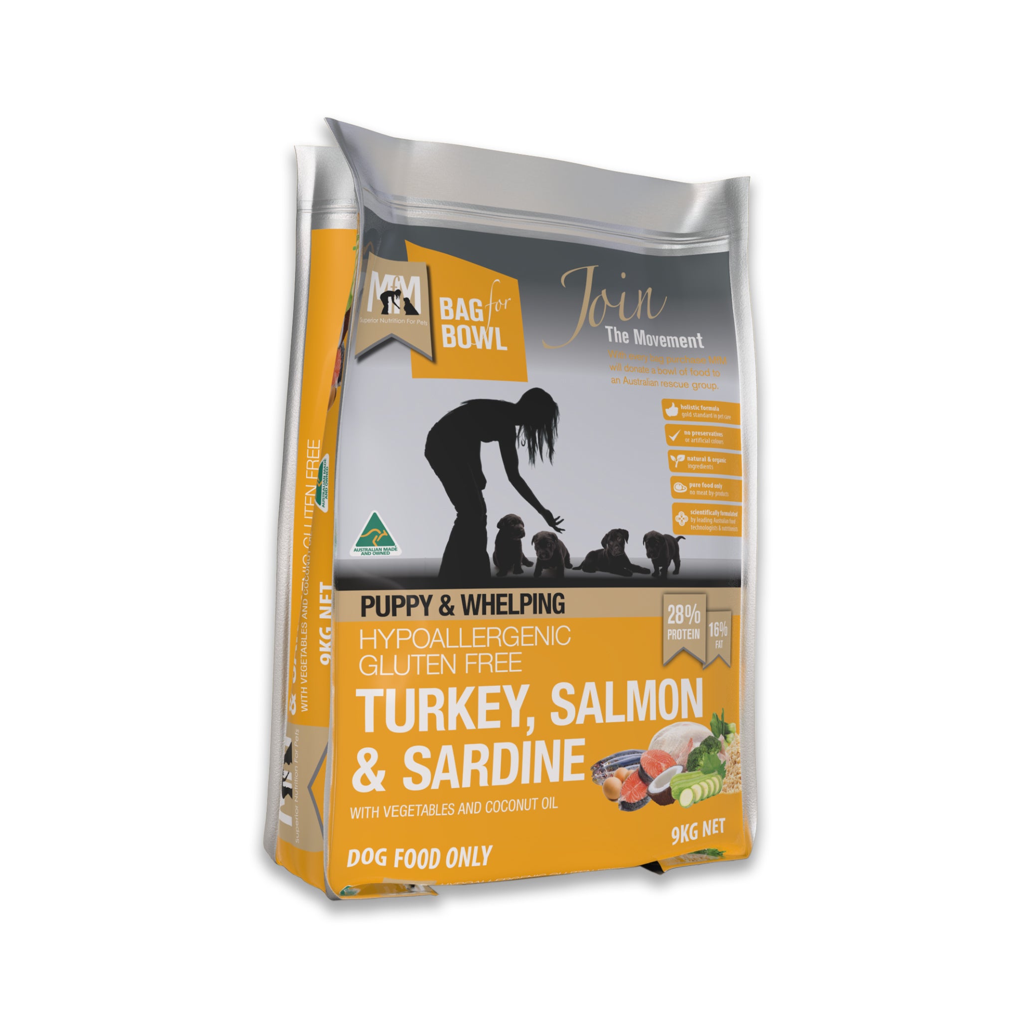 Meals for Mutts MFM Puppy Turkey, Salmon and Sardine