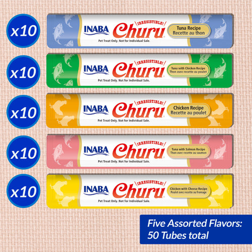 Inaba Cat Churu Puree variety 50 pack