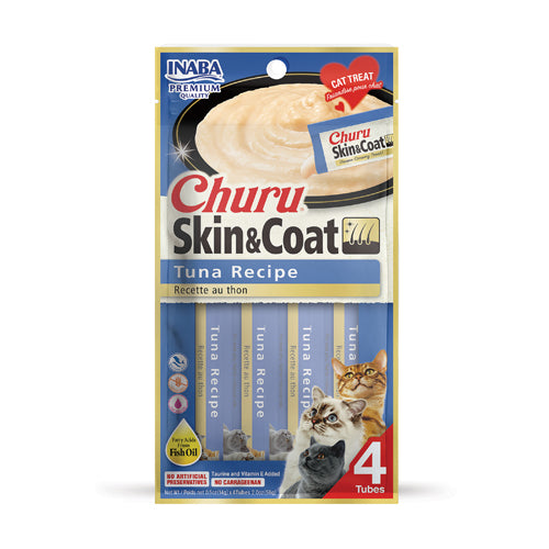 INABA Cat Churu Puree Skin & Coat