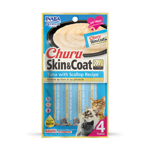 Inaba Cat Churu Puree Skin & Coat