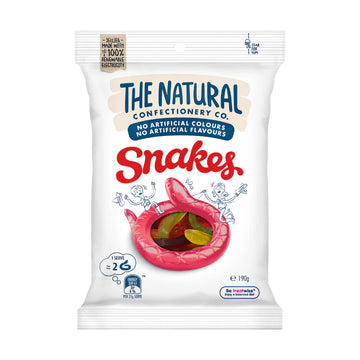 The Natural Confectionery Co - Snakes 190g