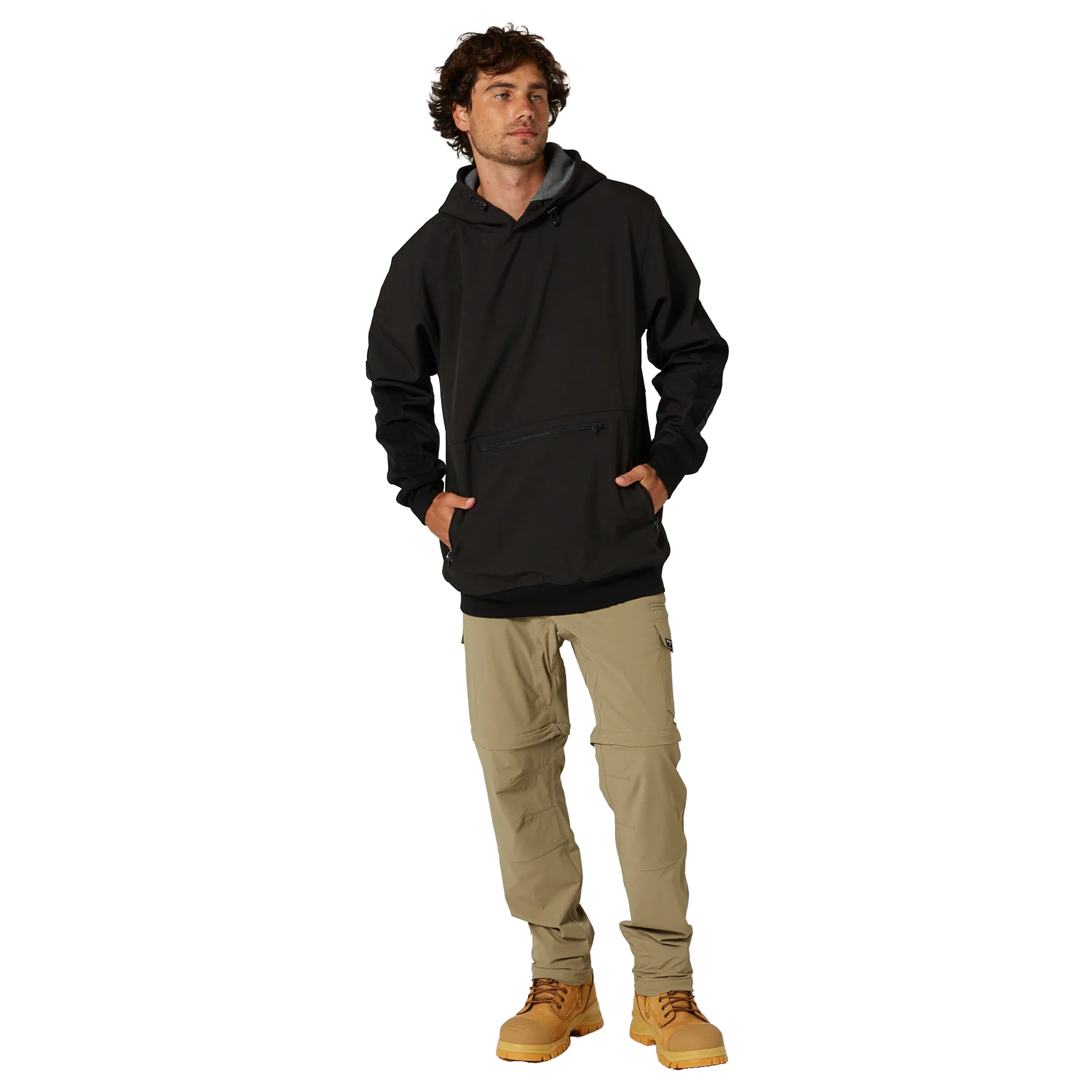 Jetpilot Utility 2 Men's Pullover Hoodie Black
