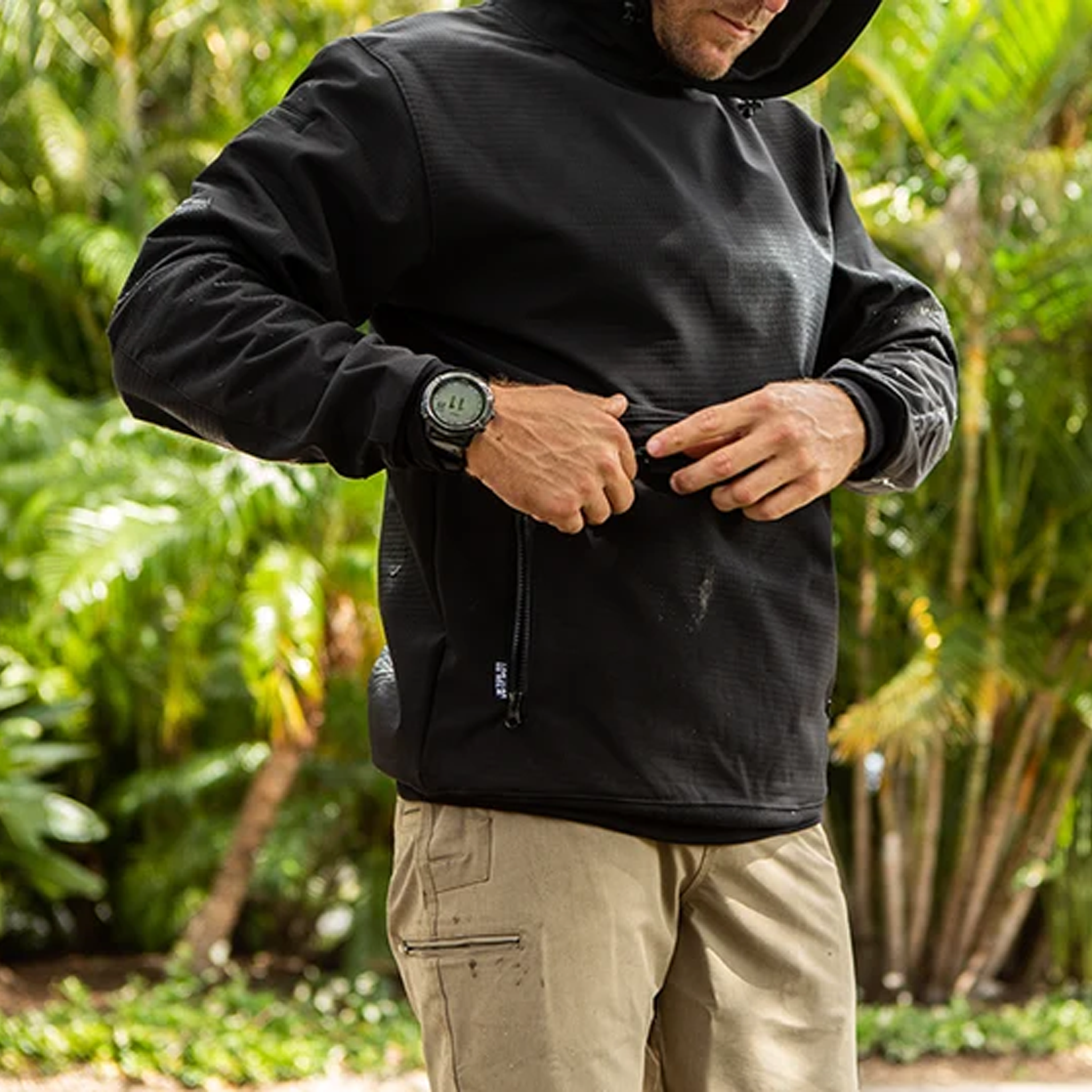 Jetpilot Utility 2 Men's Pullover Hoodie Black