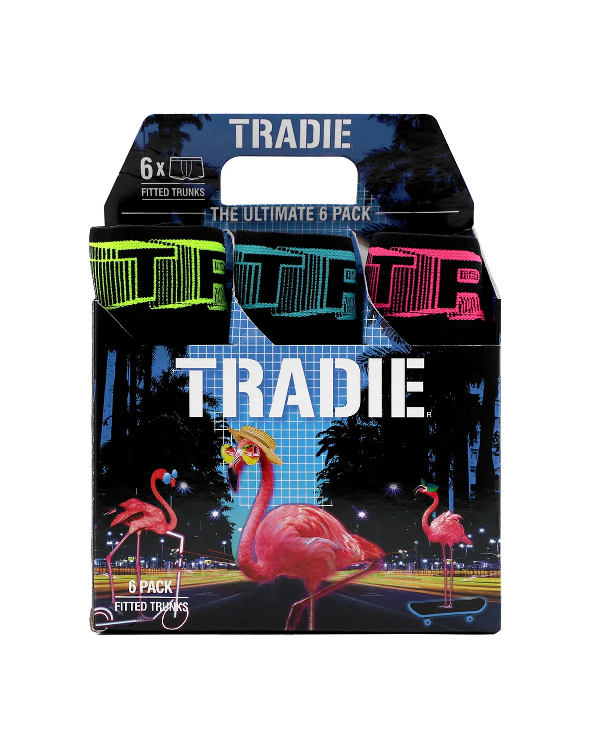 Tradie Men's 6Pk Fitted Trunk