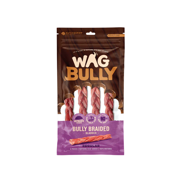 WAG Bully Braided 4pk