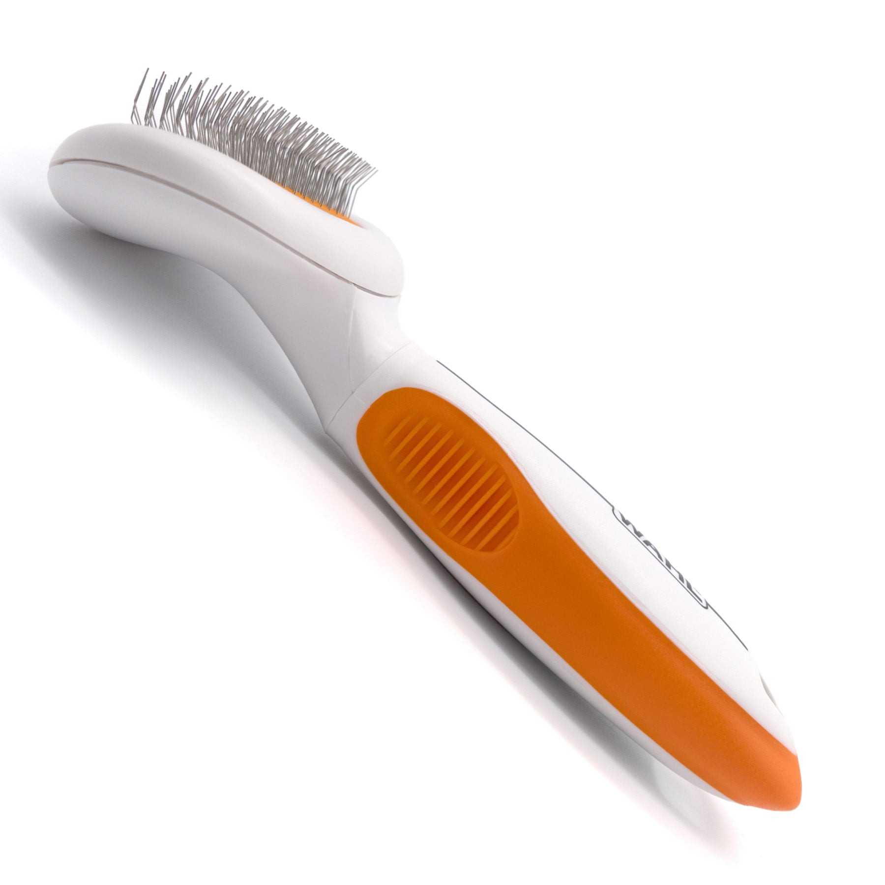 Wahl Orange/White Metal Slicker Brush