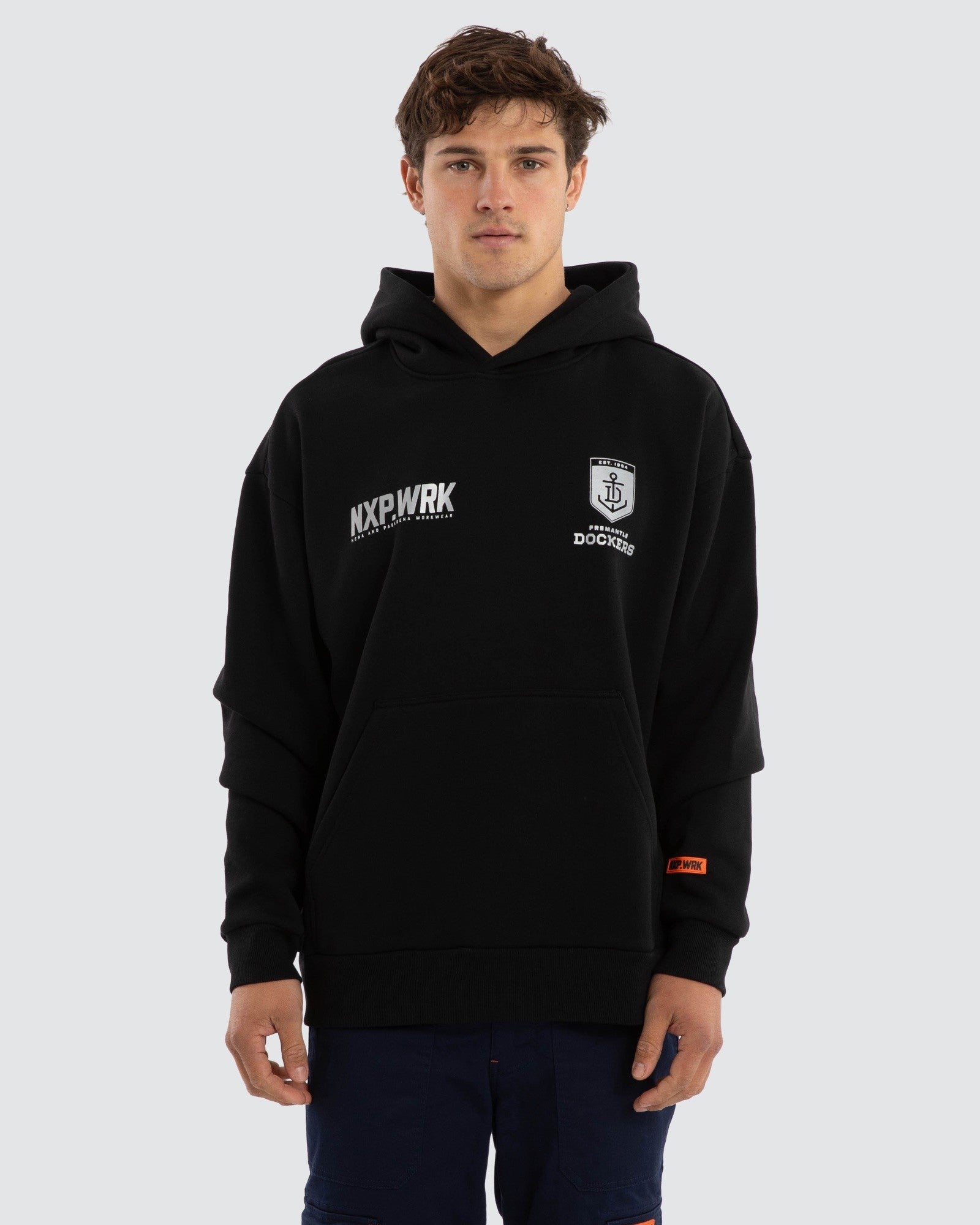 Fremantle Subject Hoodie Jet Black