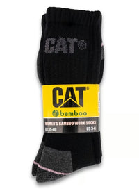 CAT Bamboo 3-pack Women's Socks Black