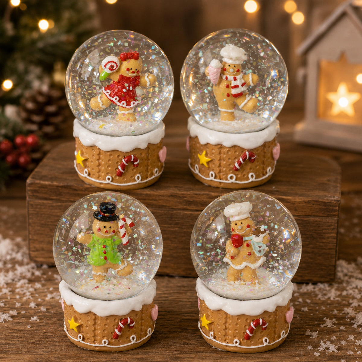 Snowglobe Gingerbread Assorted
