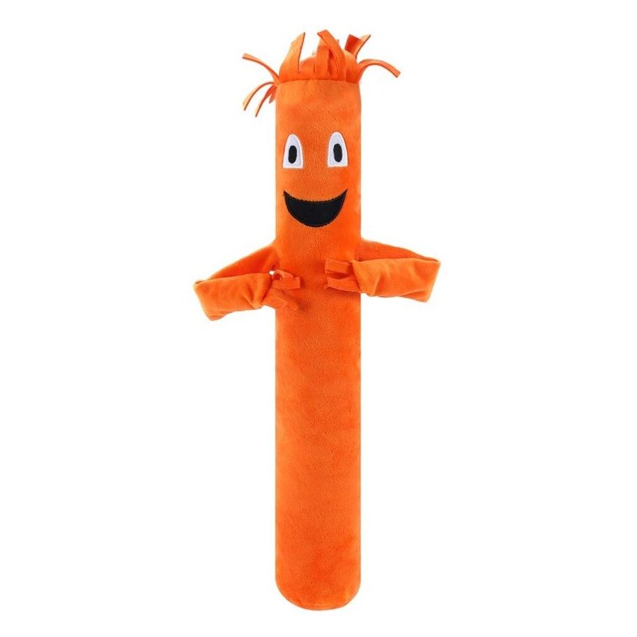 Wavy Arm Man Plush Dog Toy – Green & Orange (54cm)