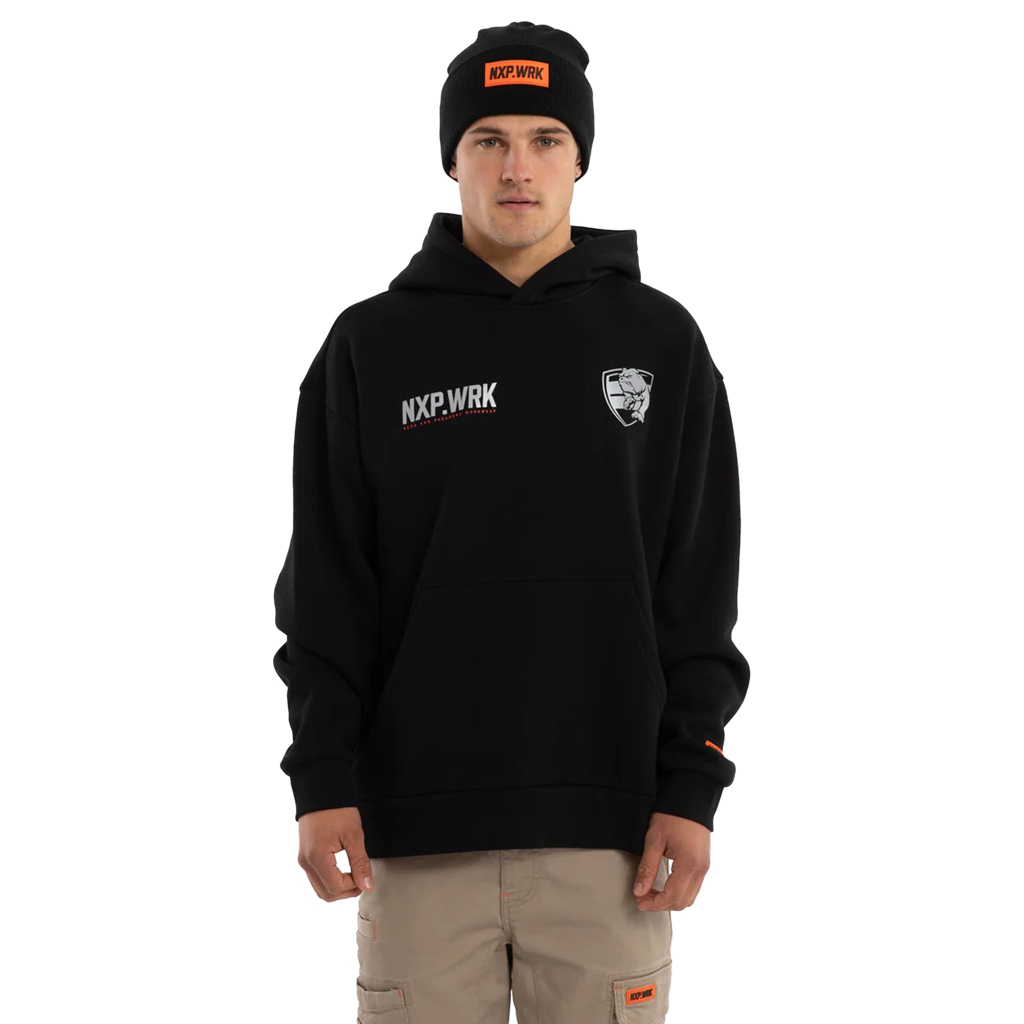 Western Bulldogs Subject Hoodie Jet Black