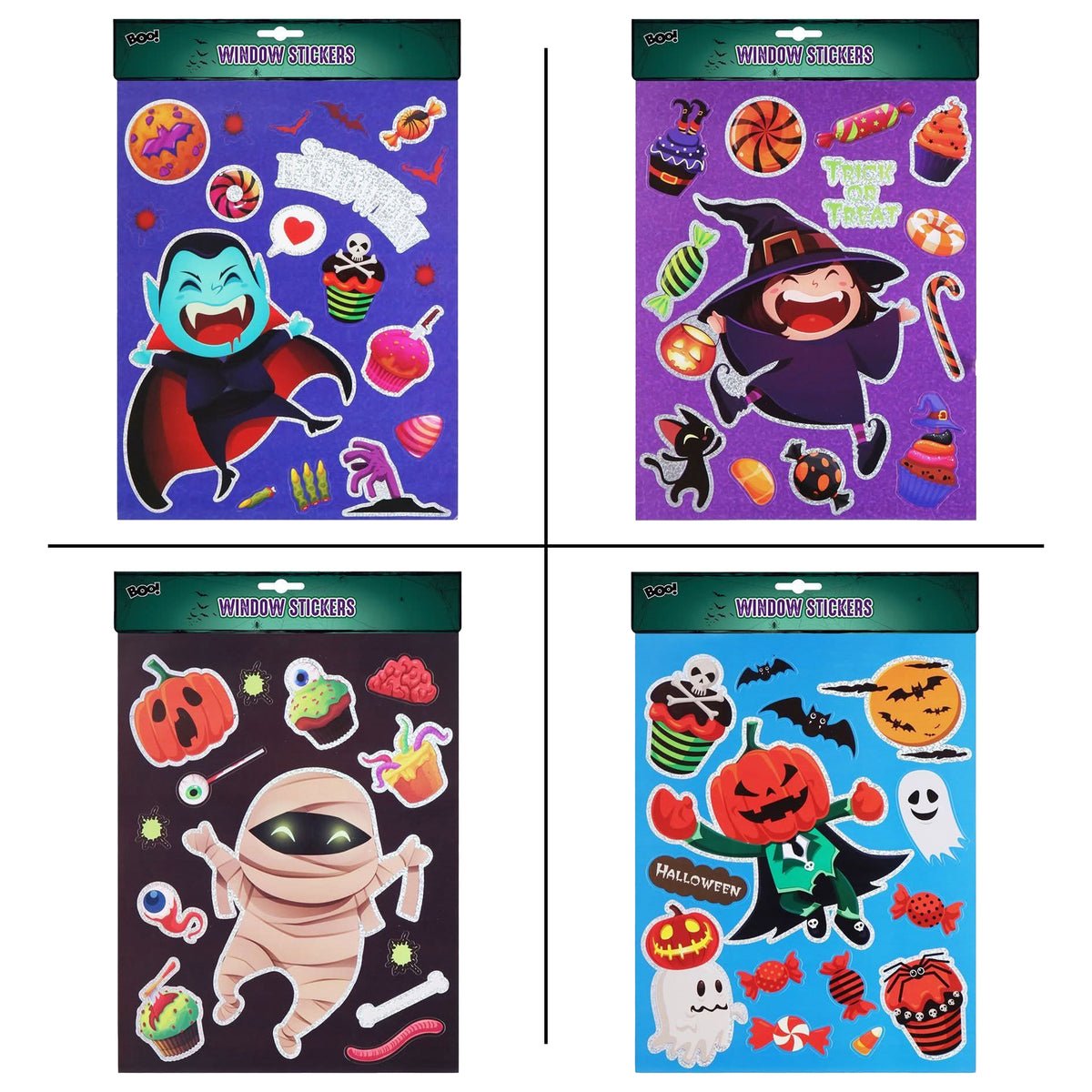 Wicked Fun Window Stickers Assorted