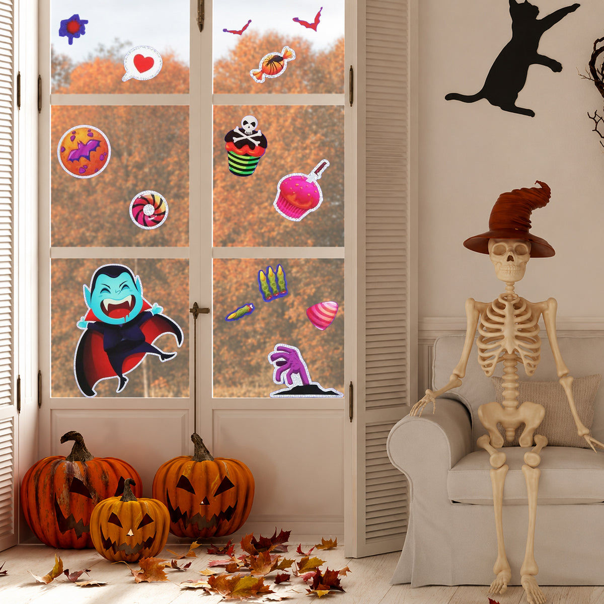 Wicked Fun Window Stickers Assorted