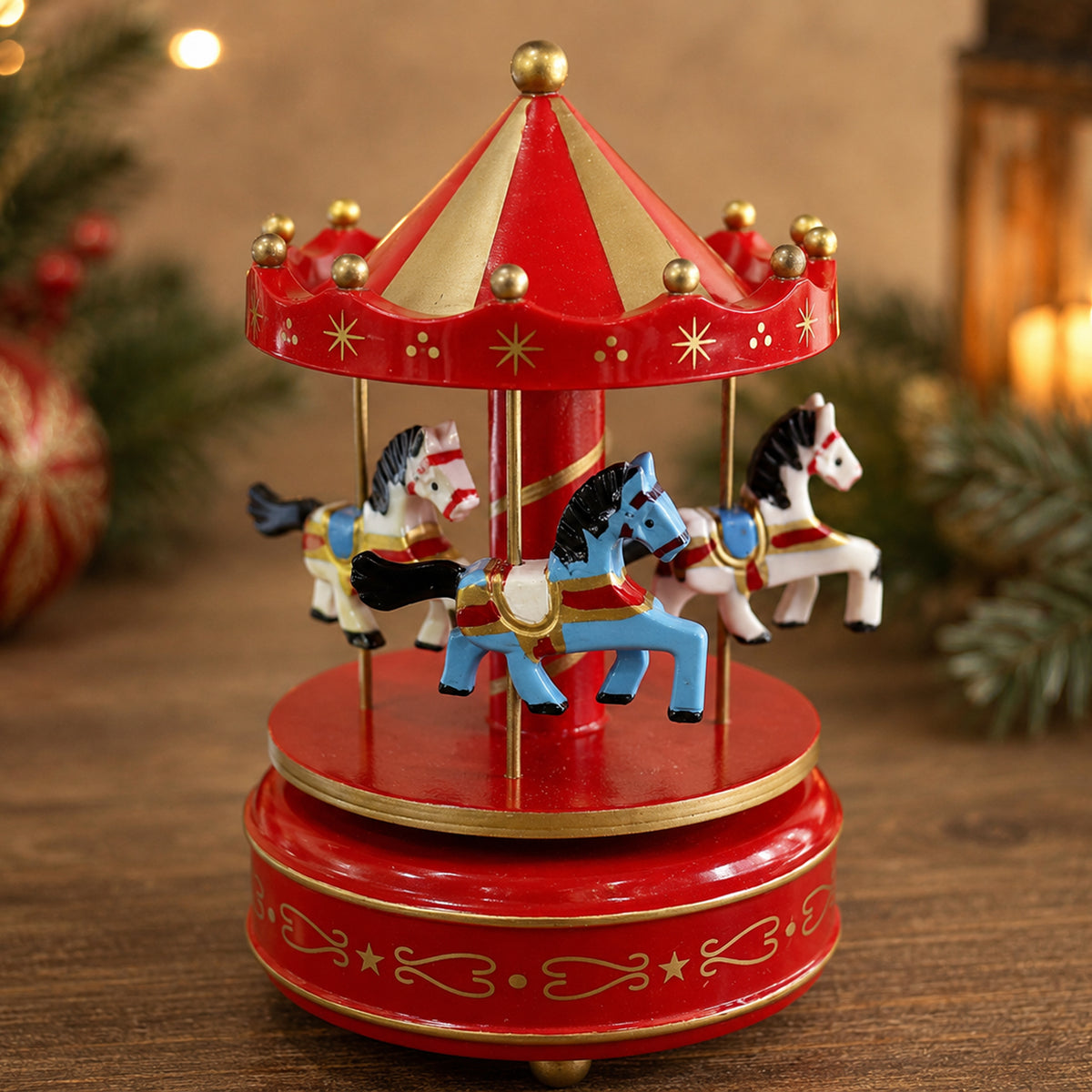 Windup Musical Carousel Assorted