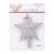 Silver Glitter Star Tree Topper 12cm