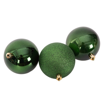 Forest Green Shatterproof Baubles