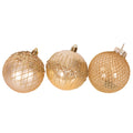 Gold Shatterproof Bauble 8cm