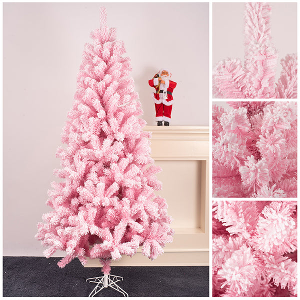 180cm Pink Flocking Tree