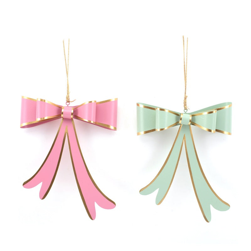 Metal Bow Tree Ornament