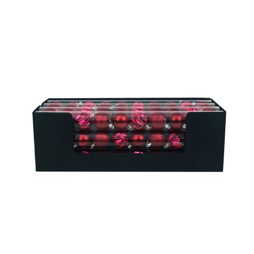 Shatterproof Baubles - Mulberry Red