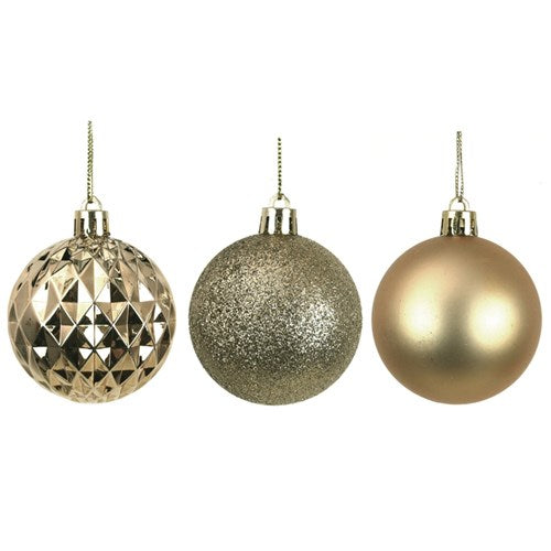 Shatterproof Baubles - Gold