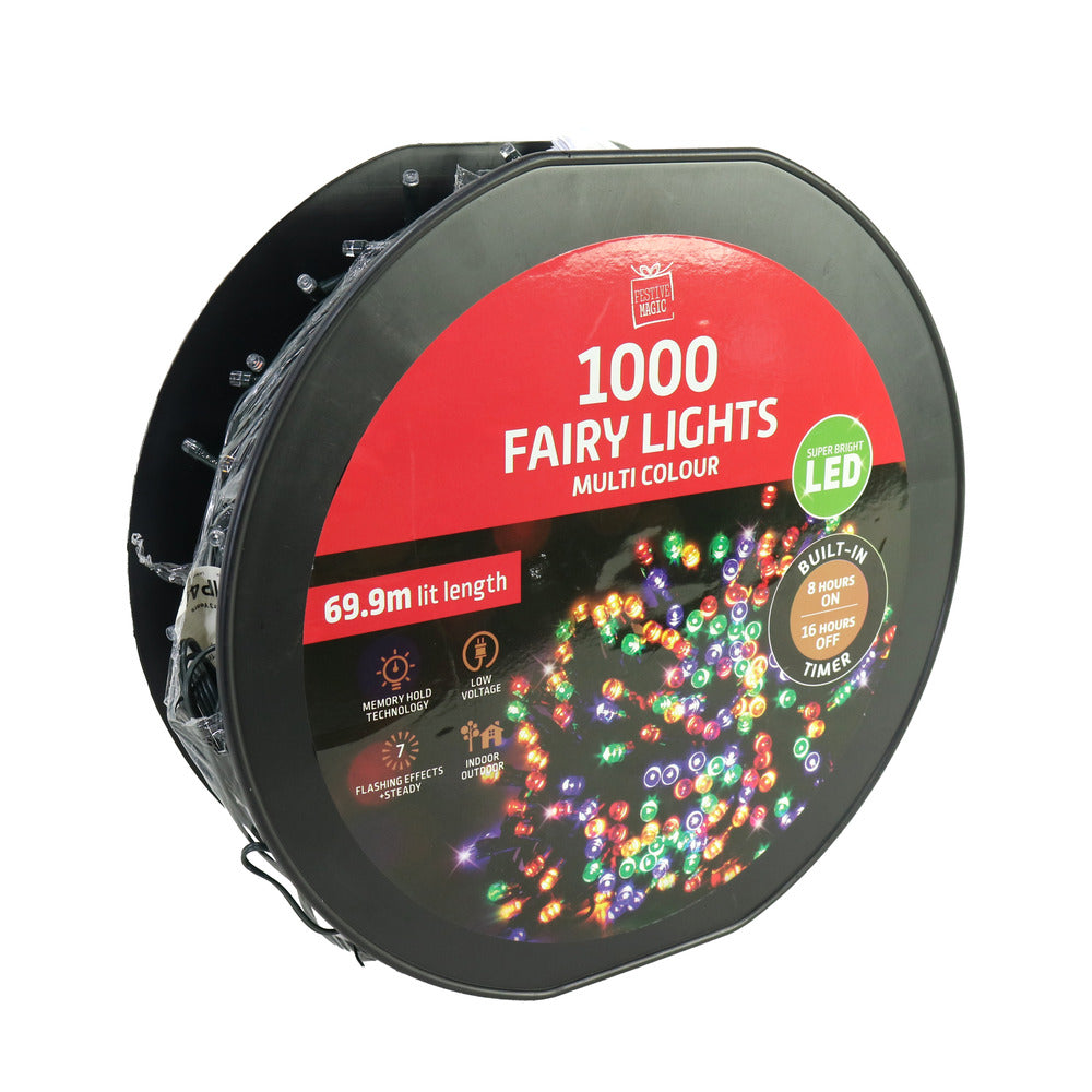 Fairy Lights Led Flashing Timer 1000 pc