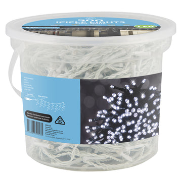 LED Icicles Flashing 500pc Tub