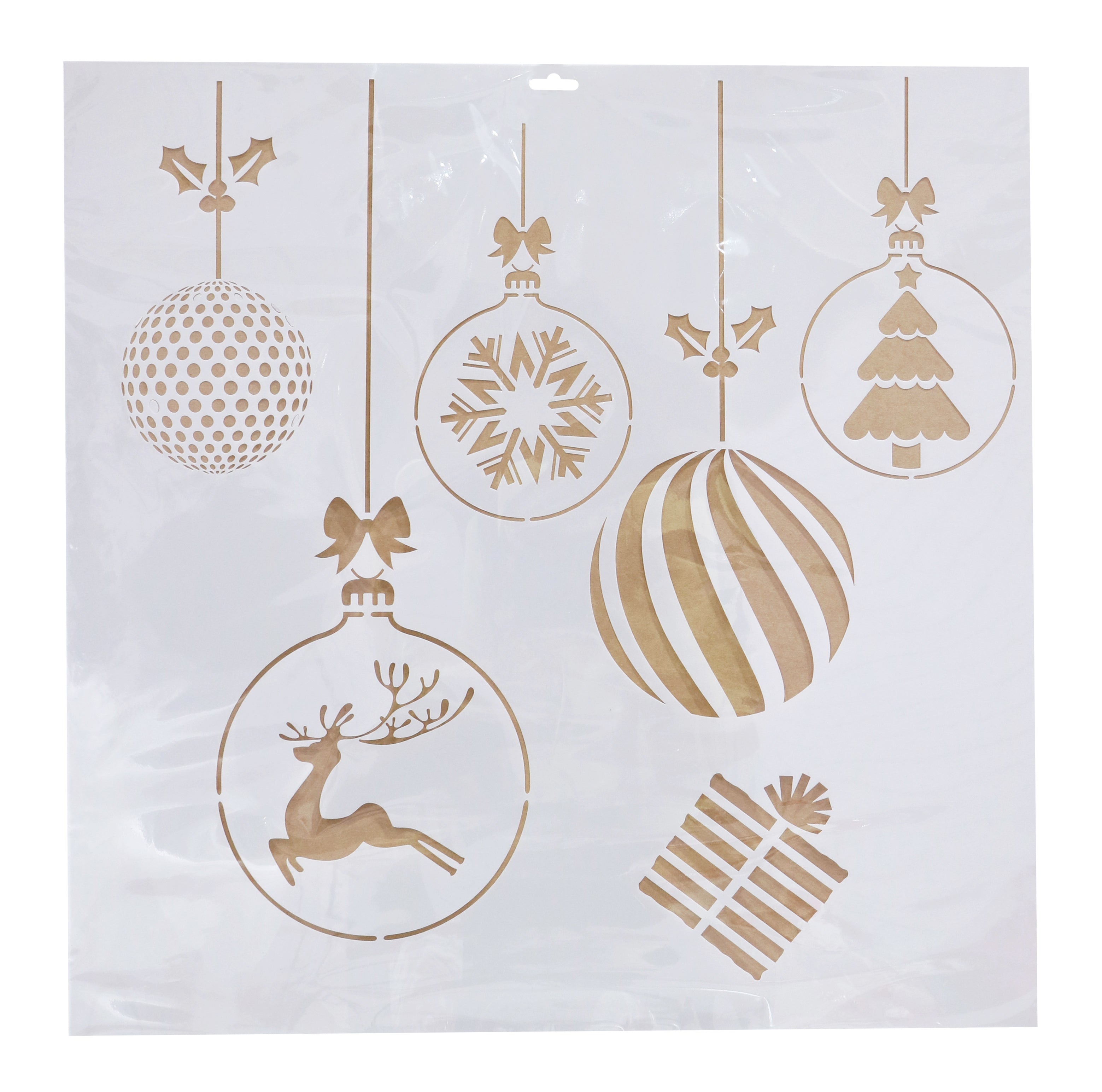 Christmas Snow Spray Stencil 60cm Asst