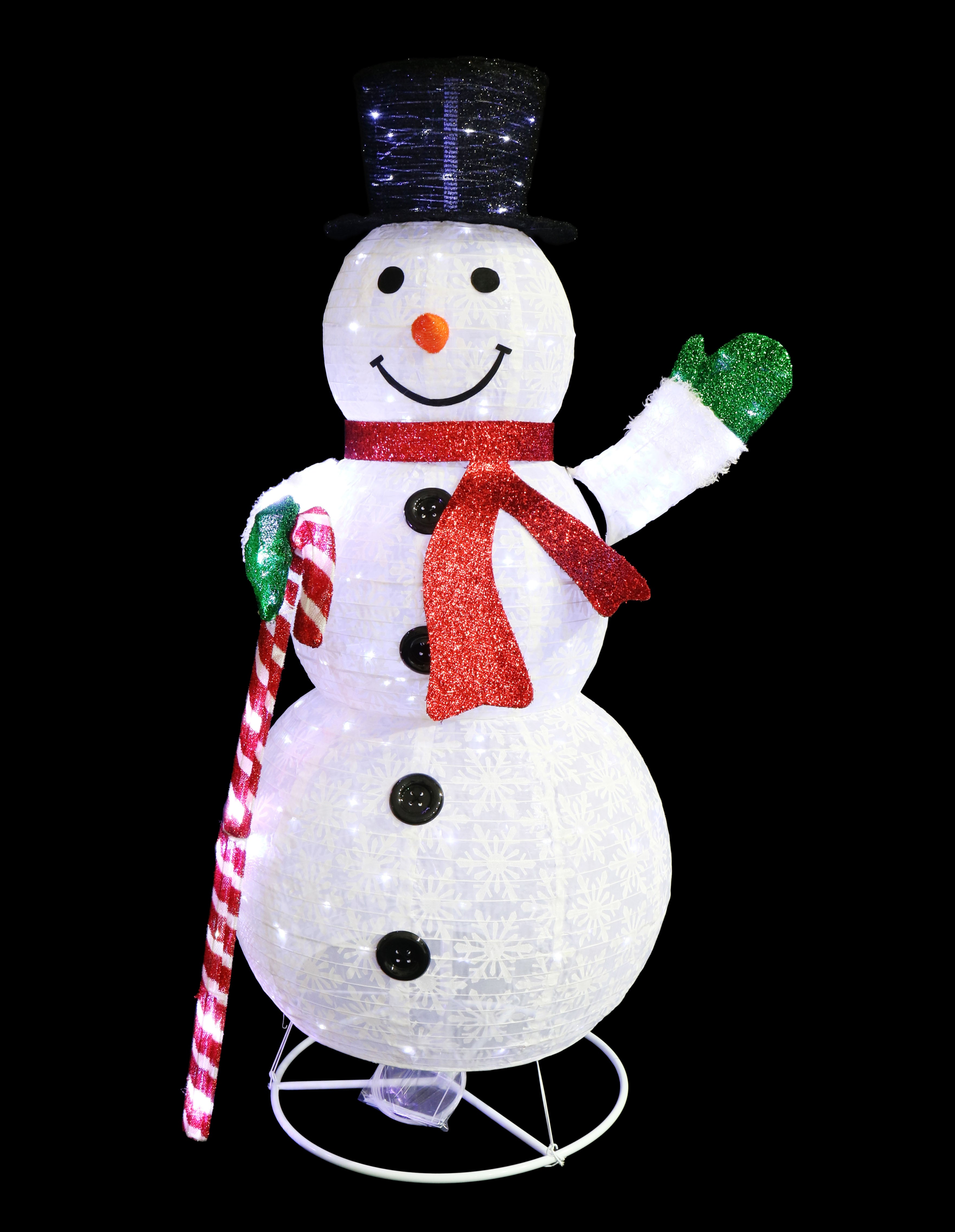 LED Pop Up Snowman Twinkle 180cm