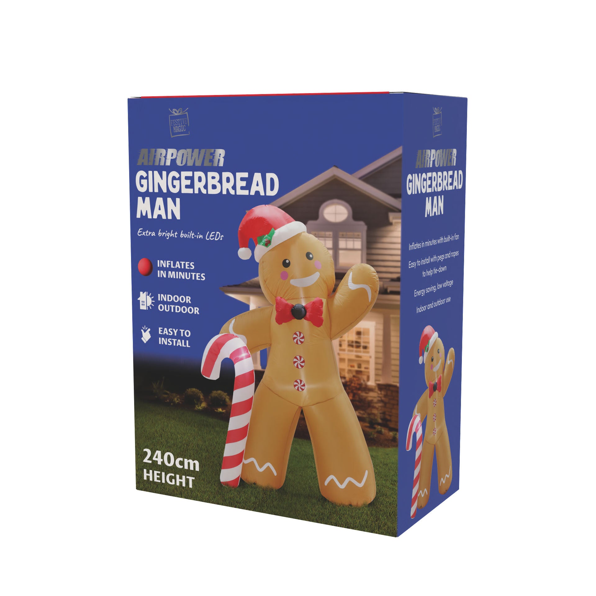 Inflatable Gingerbread Man 240cm