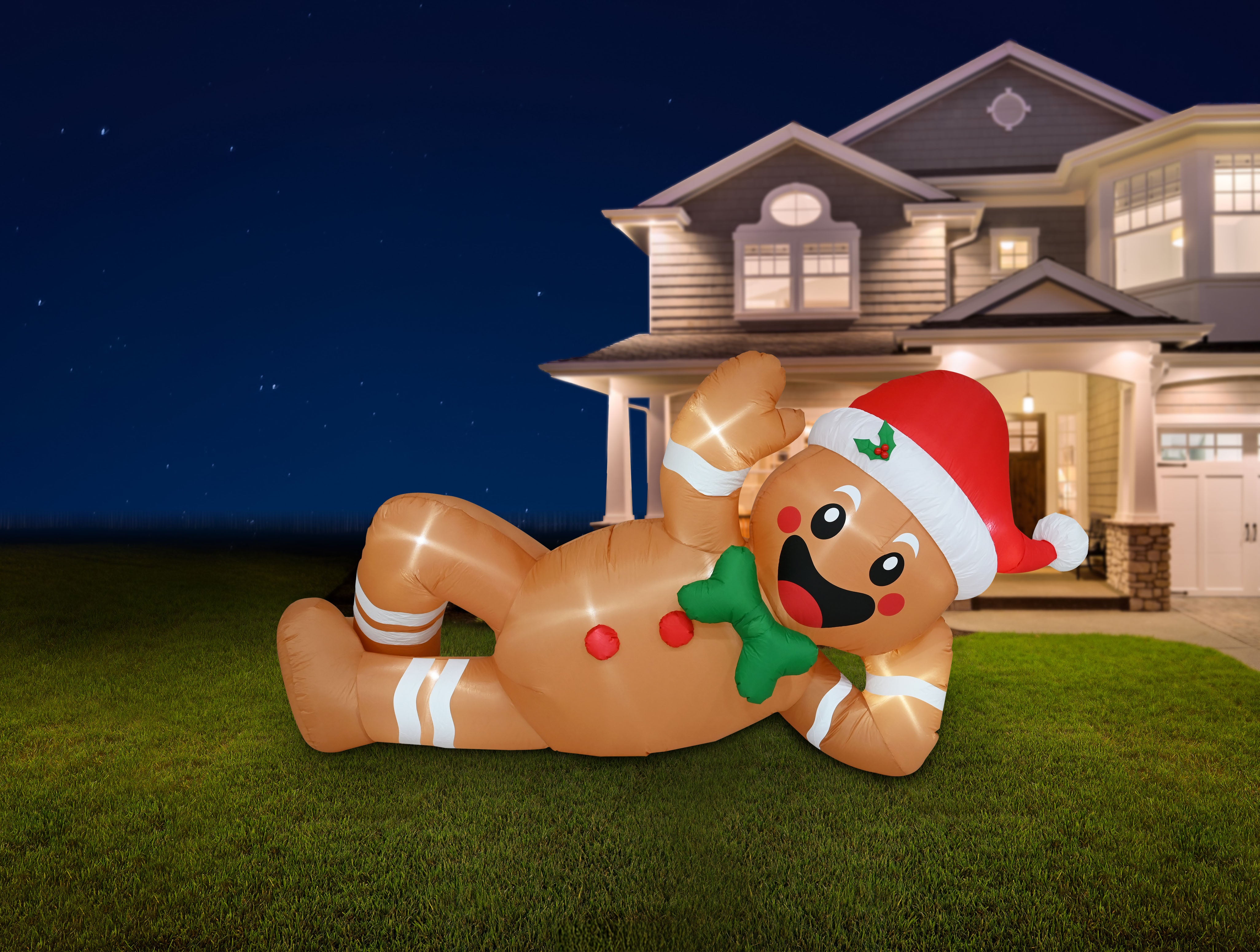 Inflatable Calorie Overload Gingerbread Man 300cm