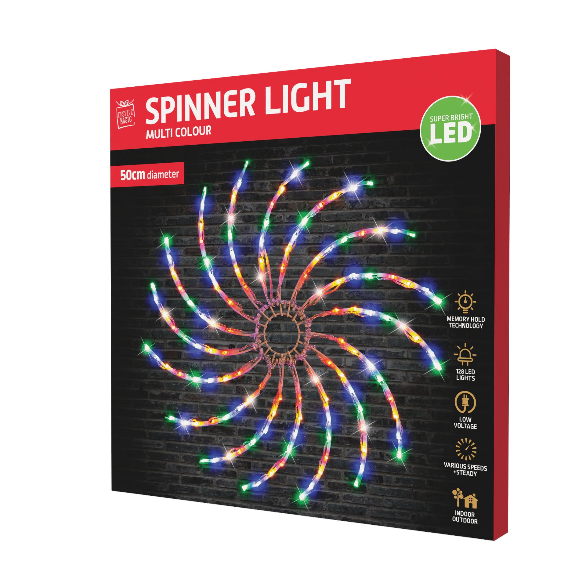 LED Spinner Wheel 50cm