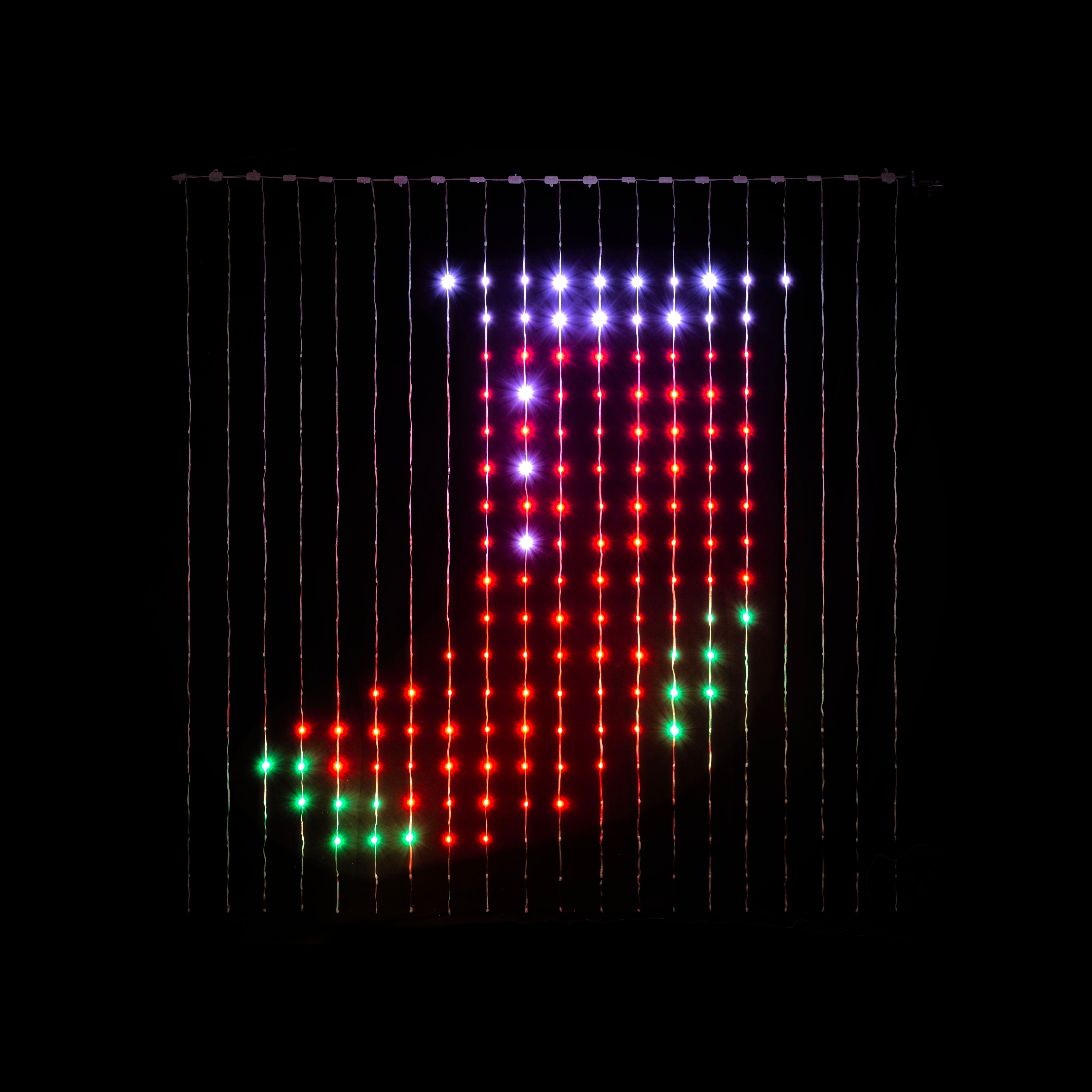 App Lightshow LED Curtain 2x2m 400 Lights