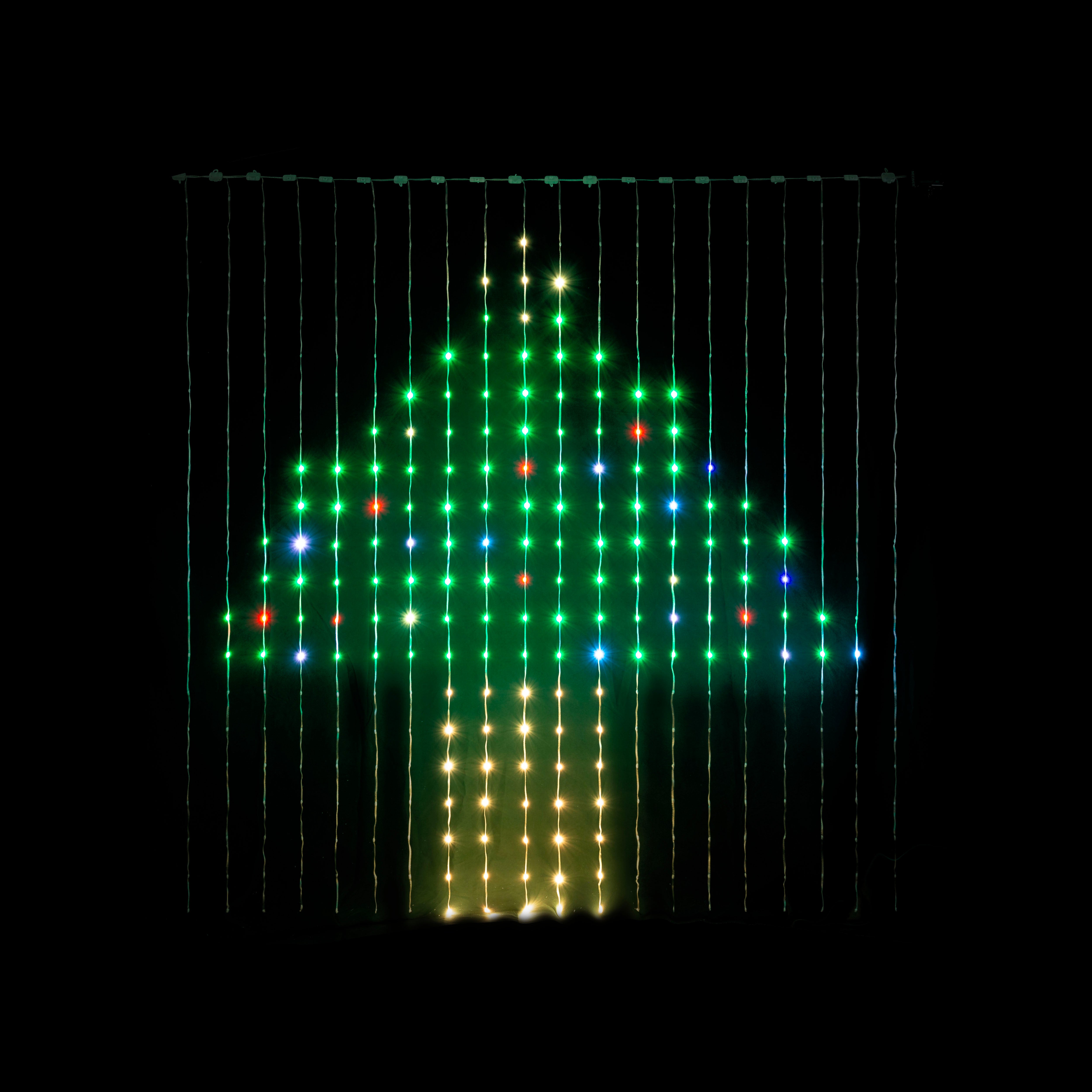 App Lightshow LED Curtain 2x2m 400 Lights