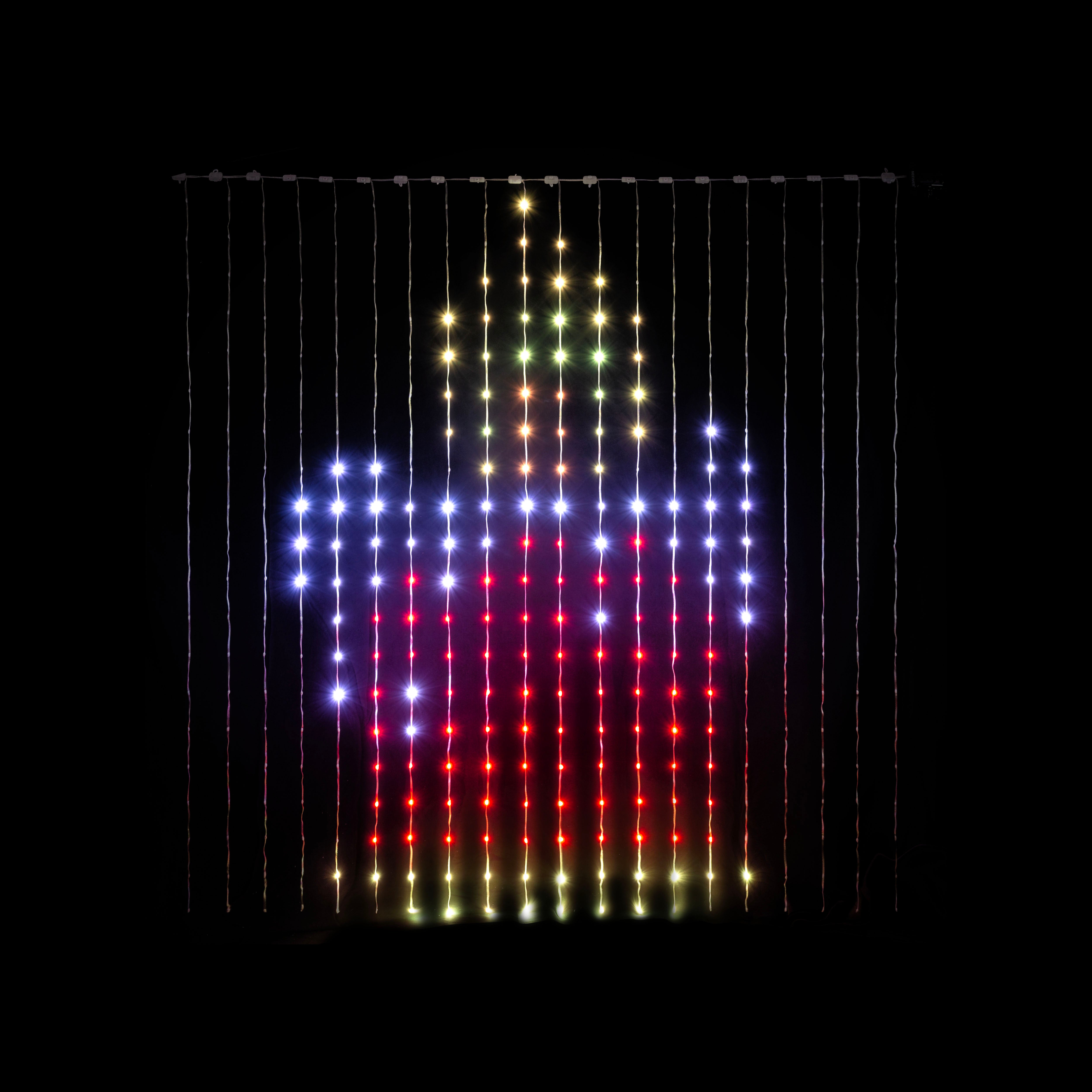 App Lightshow LED Curtain 2x2m 400 Lights