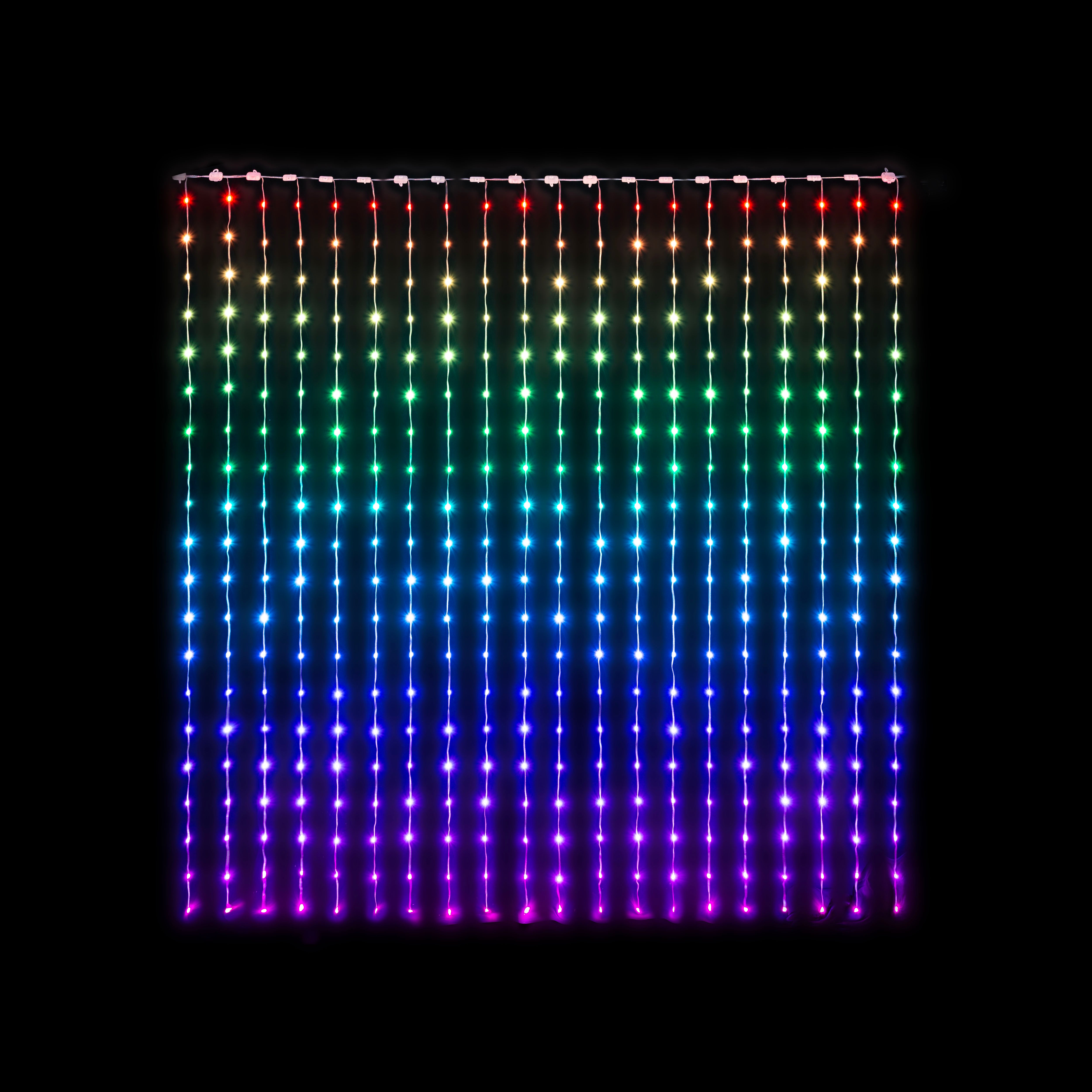 App Lightshow LED Curtain 2x2m 400 Lights