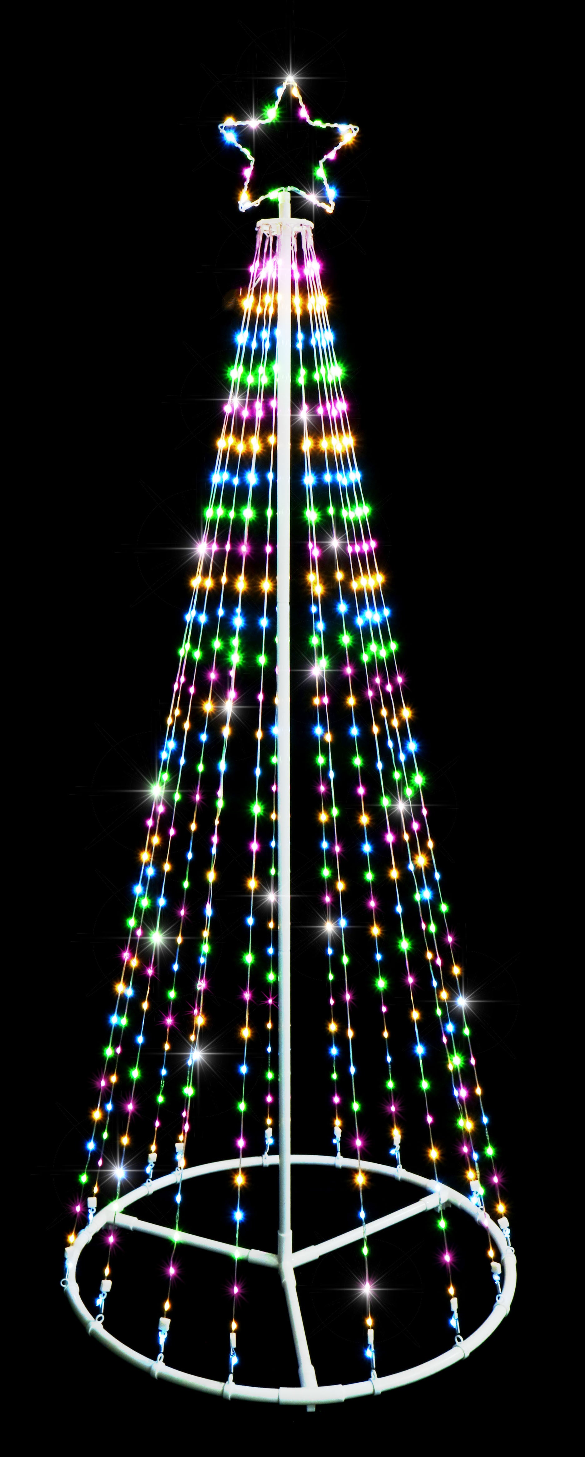 LED Flexi Wire Tree 1.8m Pastel Multi