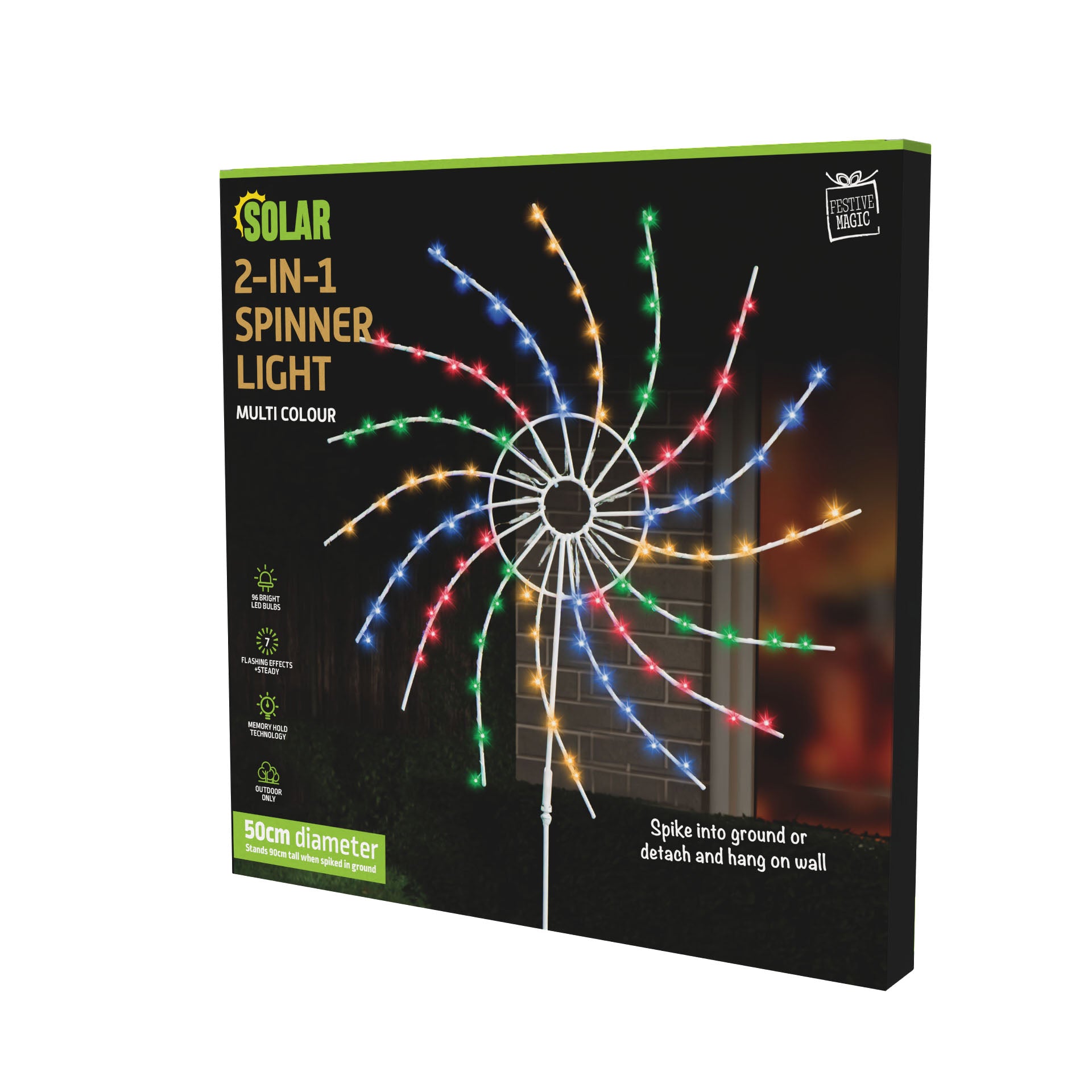 Solar LED Tubelight 3d Star Flash