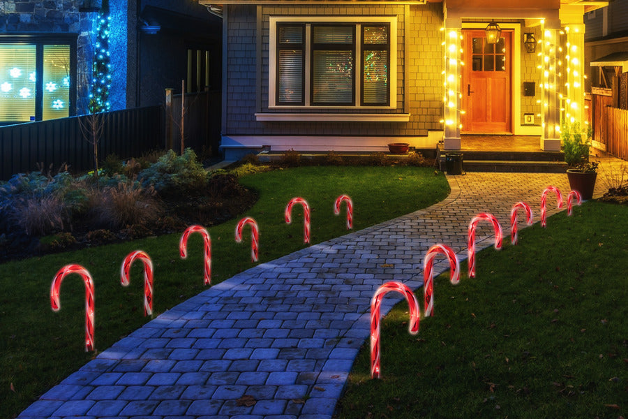LED Path Candy Canes 20pk