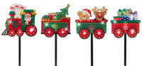 Solar Sleigh/Train Pvc Laser Path Lights