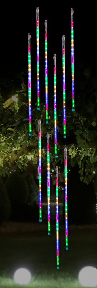 LED Waterfall Melting Tubes 20pk Multicolour