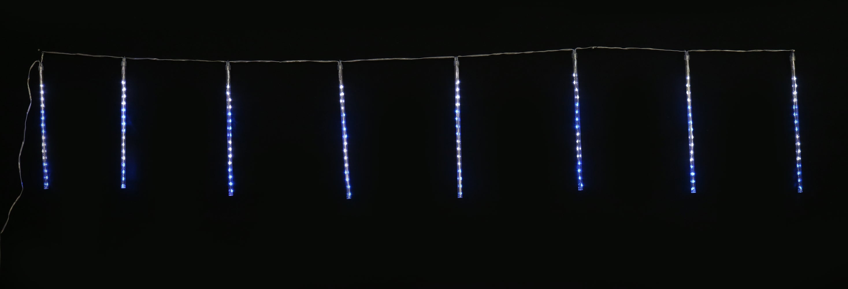 Solar Rainfall Tube Lights 8pk Asst