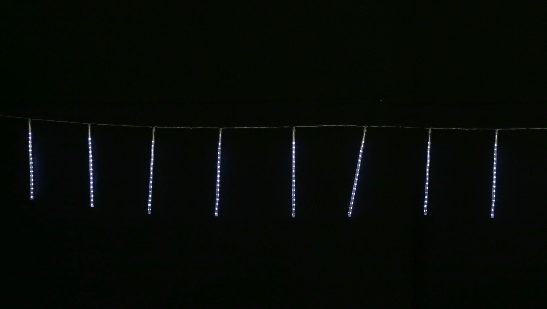 Solar Rainfall Tube Lights 8pk Asst