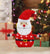 LED Collapsible Tinsel Santa 70cm