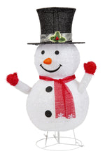 LED Pop Up Snowman w/Stand 85cm