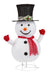 LED Pop Up Snowman w/Stand 85cm