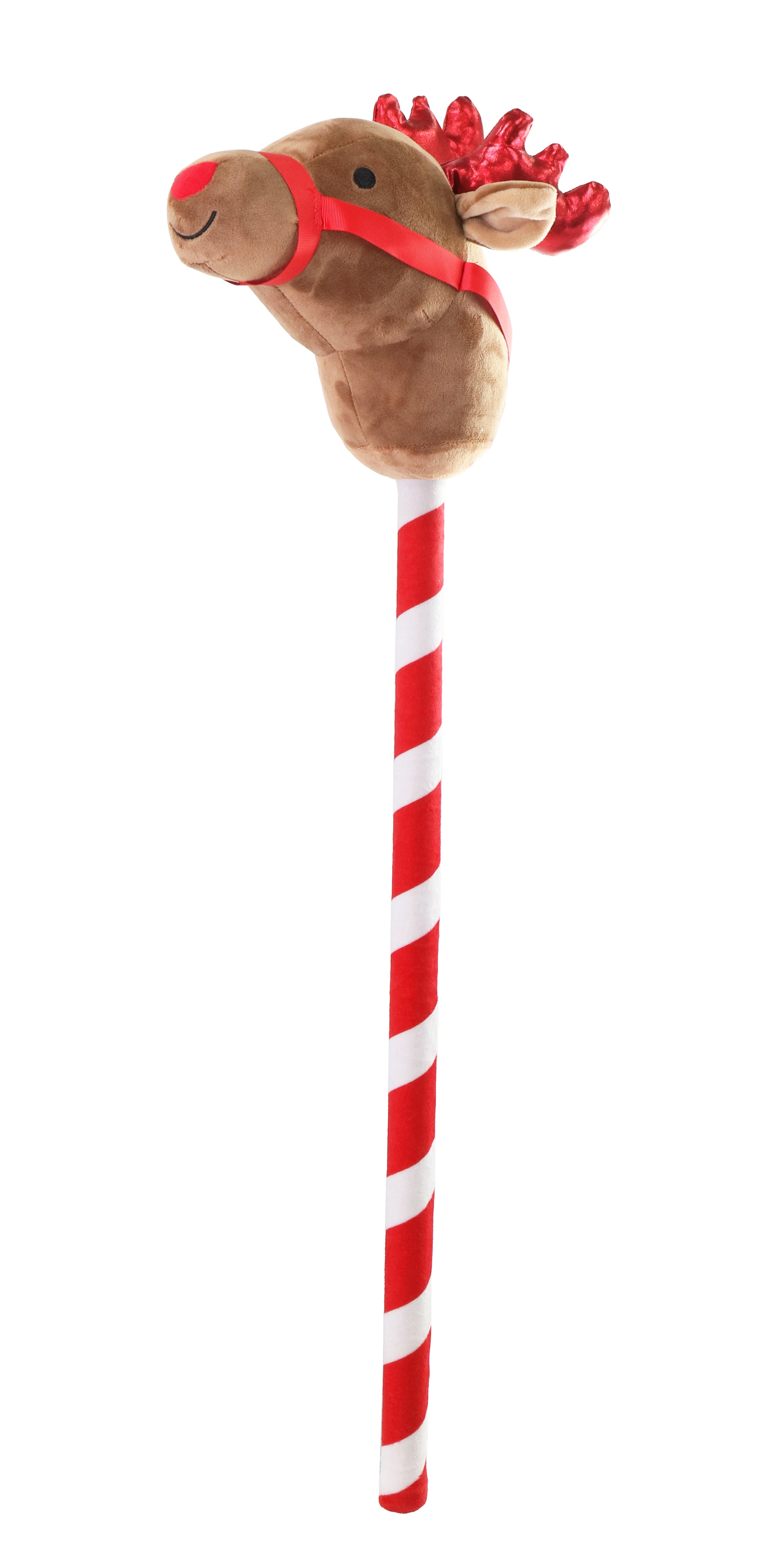 Christmas Riding Reindeer Stick Asst