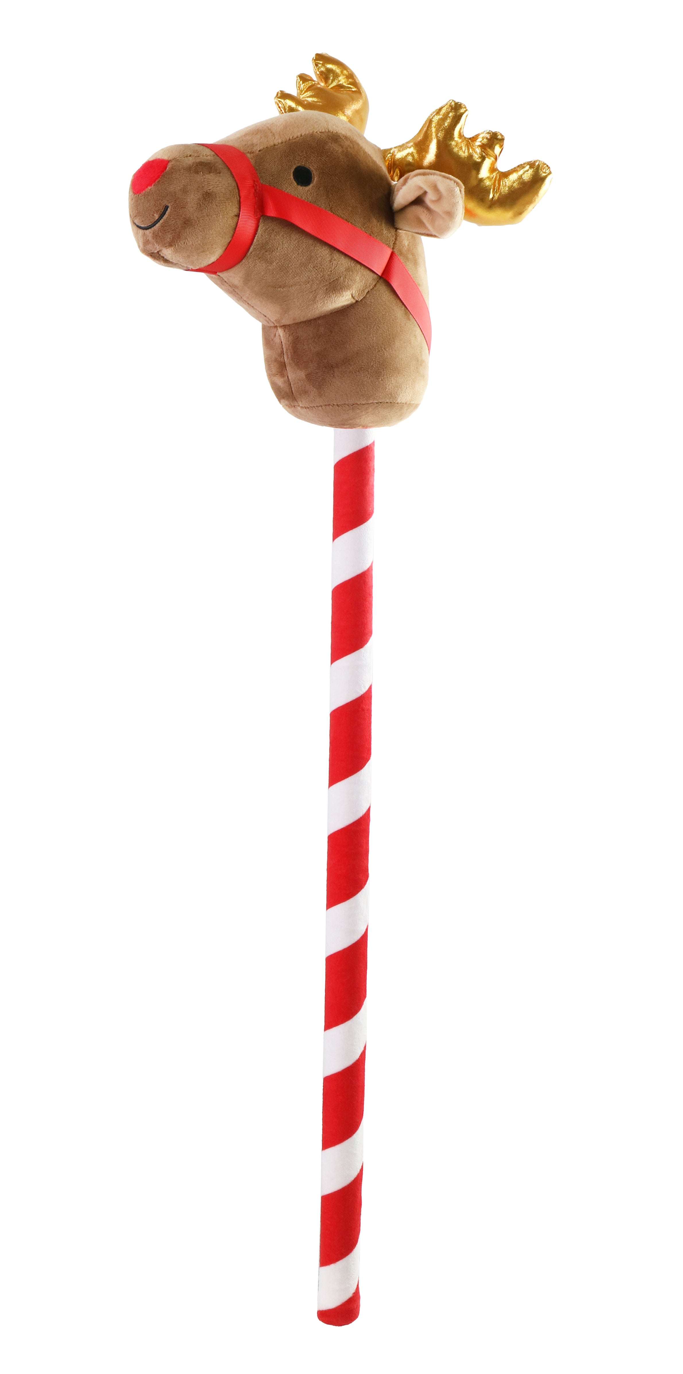 Christmas Riding Reindeer Stick Asst