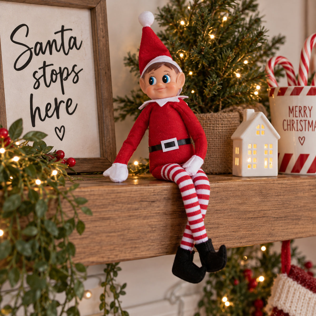 Christmas Elves BB Elf Bendable